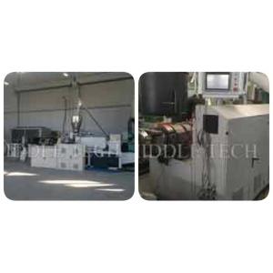China Conical Screw PVC Pelletizing Machine , High Capacity Pellet Extruder Machine supplier