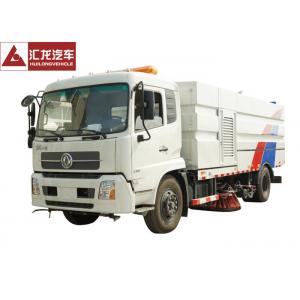 China Dongfeng Water Tank Truck , Road Sweeper Water Bowser Truck Automatic Control supplier
