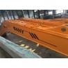 China SANY Excavator SY215 SY365 18 Meters Long Reach Booms and Arm for dredging marine clearing waterway construction wholesale