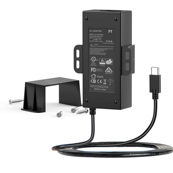 USB C PD 100W Desktop Charger With Wall Mounting Bracket For ProAV Setup Power Solutions
