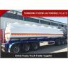 9000 Gallon Fuel Tanker Semi Trailer Optional Dimension High Strength Steel