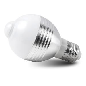 7W Outside Motion PIR Sensor Light Bulb Energy Efficiency 120° Beam Angle