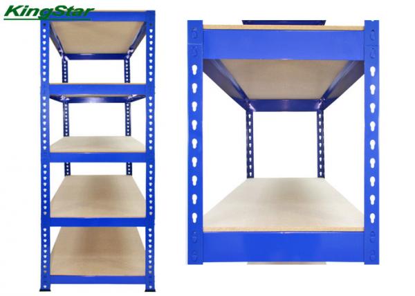 Lightweight Boltless Storage Shelving Unit , 200Kg Capacity 4 Shelf Metal Rack