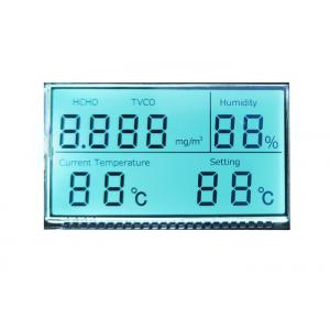 Custom TN HTN STN FTSN Reflective LCD Panel / Monochrome LCD Numeric Display Module