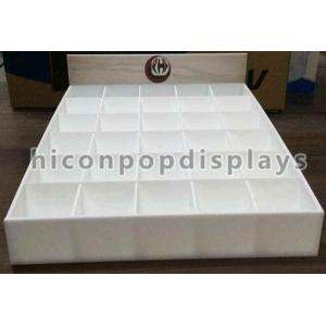 Counter Top Acrylic Tile Display Stands 3'' x 2.4'' For Ceramic Tiles