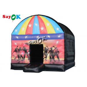 Best Inflatable Tent 5m 16.5ft Disco Dome Inflatable Bounce House With Disco Light