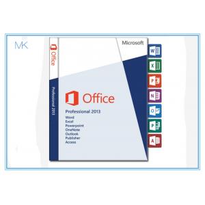DVD + Key Card Microsoft Office Professional 2013 Retail Box 32 Bit 64bit 100% Activation Online