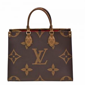 Reverse Canvas Designer Monogram Bag OnTheGo MM Louis Vuitton Shopping Bag