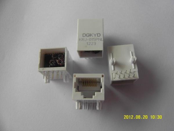 single port 10/100 BASE unshielded Ethernet RJ45 Connector with transformer ,