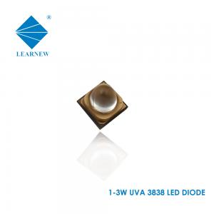 China 3838 3W 365nm 385nm 395nm UVA LED Chip For Plant Growing supplier