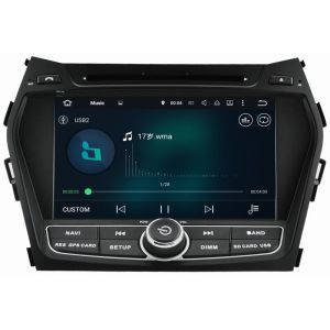 China Ouchuangbo car multimedia stereo Head unit android 7.1 for Hyundai IX45 2012 with 3g wifi 16GB Flash dual zone AUX wholesale