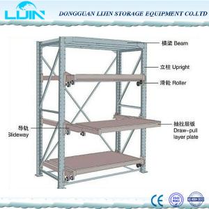 China Semi Open Vertical Mould Storage Racks 800-10000KG Load Q235B Cold Roller Steel supplier