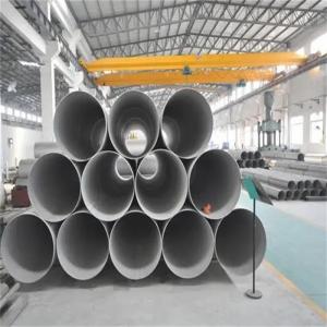 Seamless Stainless Steel 304 Pipes Tubes 10 Inch OD 9mm Bright Sliver 6m Length