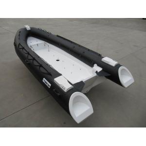 480Cm Long Frp Rigid Inflatable Rib Boat , 8 Person Inflatable Boat With Locker Console