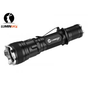 Black Lumintop Td12 Flashlight , Cree Tactical Flashlight With Remote Controller
