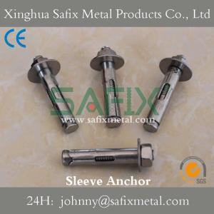 China Sleeve Anchor with Hex Nut/ Anchor Bolt/ Stainless Steel 304(A2) 316L(A4) Stone Cladding wholesale