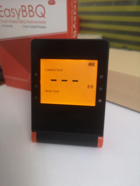 Smart Grill 716F Bluetooth Food Thermometer With Large Backlite Screen Alarm