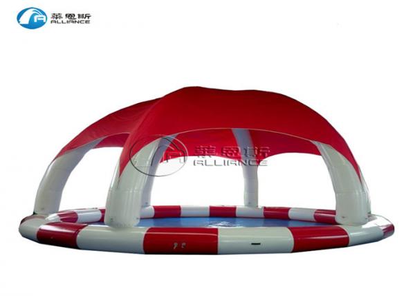 multicolor inflatable round pool inflatable water pool with tent cover