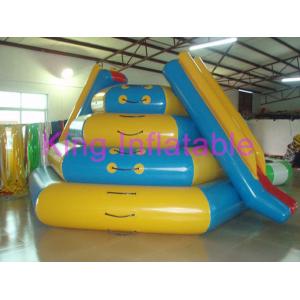 China Custom Size Commercial Rental Blow Up Water Toy Aqua CE Slide For Water Equipment supplier