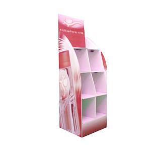 China 2 shelf free standing non-foldable quaterfold rack with 22 inches of stacking capacity supplier