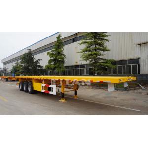 TITAN VEHICLE 3 axles flatbed semi trailer with 40ft shipping container price to  Bangladesh