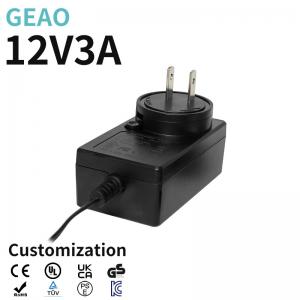 OEM / ODM 12V DC 3A Power Supply Interchangeable Universal Power Adapter