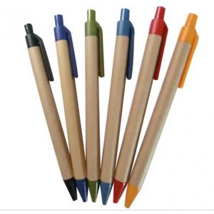 logo brand custom eco paper gift ball pen,wenzhou factory eco green paper pen