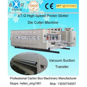 China Auto Slotting Flexo Printer Slotter Die Cutter Machine For Corrugate Board supplier