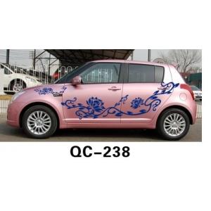 China Nontoxic Car Body Sticker QC-238L / Novelty Car Decoration supplier
