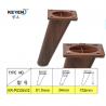 KR-P0334W2 Angled 6 Inch Replacement Sofa Legs Wood Finished ABS Material Quick