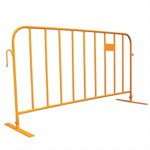 Heavy Duty 4FT Portable Steel Crowd Control Barrier with 5000N Vertical Load and 1.5mm Pipe Thickness