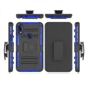 Kickstand PC TPU Mobile Protector Cover Phone Case Rugged Belt Clip