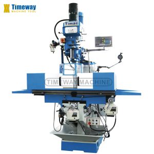 220V/380V Normal or CNC Applications Turret Milling Machine with Working Table