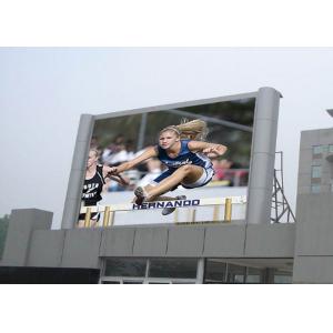 Square Full Color Outdoor Advertising LED Display , P6 LED Video Display Panel 