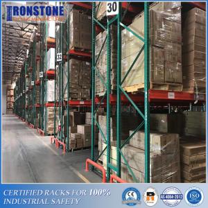 Industry Compatible Teardrop Pallet Rack System With Large Base Plates