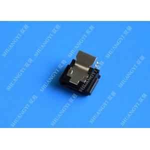 China Computer 7 Pin Crimp External SATA Female Connector Female SMT With Latch supplier