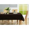Twill Pure Color Plain Oblong Decorative Table Cloths For Indoor / Outdoor