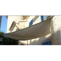 China Decorative Sunshine Outdoor Shade Sail Fabric For Garden , Beige Color on sale