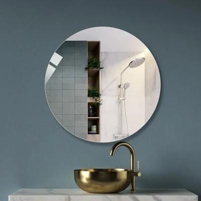 Frameless Decorative Copper Free Silver Mirror in Different Shapes 3-6mm Thickness
