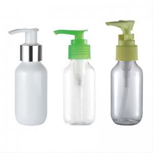 80ml PET Plastic Bottle with 24/410 Plastic Screw Cap Disc Cap Flip Top Cap Lotion Pump Fine Mist Sprayer