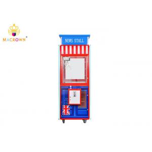 China Macrown Toy Claw Machine Blue Design 1 P Crane Machine News Stall Vending Machine wholesale