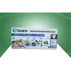 Custom Point Of Purchase Sidekick Power Wing Display Table TOP with UV or PP Laminated