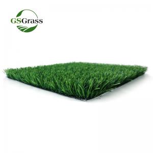 Fireproof Landscape Artificial 25mm Grass Carpet  Without Sand