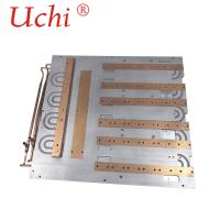China Copper Water Tube Laser Equipment Cold Plate , CNC Machined Chill Plate on sale