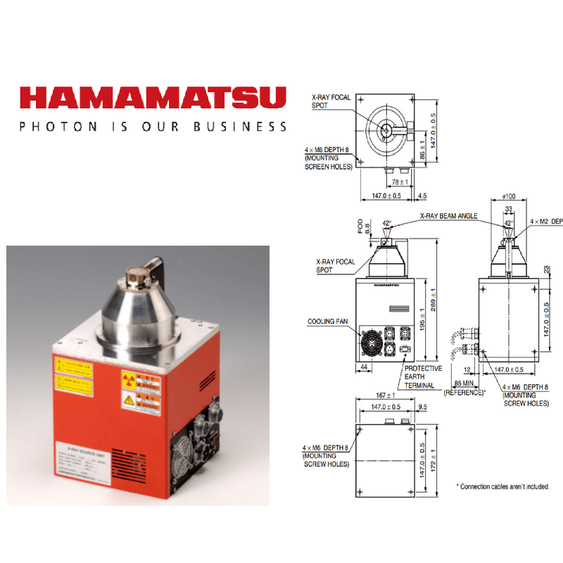 L10101 Hamamatsu X Ray Source 100KV For 2D And 3D Nondestructive Testing