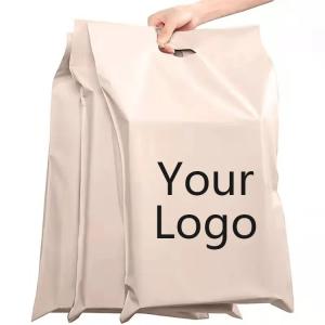 China CTCX Shipping Bags for Clothing With Handle Wrap Envelope Plastic Bag With Handle Polymailer With Handle Mailing Bag wholesale