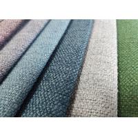 China Blackout Linen Sofa Fabric , 145cm Woven Upholstery Fabric on sale