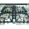 China LPG / Natural Gas 4 Burner Cooking Range Impulsive Ignition Stainless Steel Gas Stove wholesale