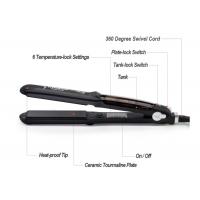 Ceramic Steam Hair Straightener , Dual Voltage Hair Straightener 360° Power Cord