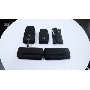 China ROHS OPP Pack Genuine Leather Car Key Case , SGS Car Key Protector Case supplier